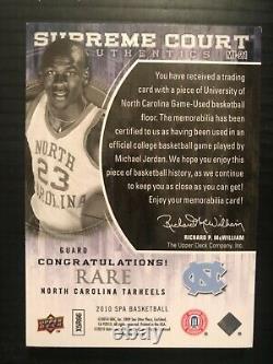 2010 Sp Authentic Supreme Court Authentics Game Huge Floor Michael Jordan 23 Unc