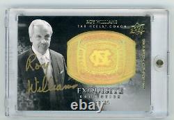 2011-12 Exquisite Roy Williams Championship Bling Auto #/35 UNC Tar Heels