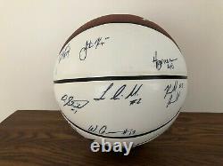 2011-12 NORTH CAROLINA TAR HEELS UNC Basketball Signed by Team Players & Coaches