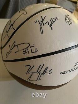 2011-12 NORTH CAROLINA TAR HEELS UNC Basketball Signed by Team Players & Coaches