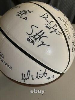 2011-12 NORTH CAROLINA TAR HEELS UNC Basketball Signed by Team Players & Coaches