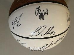 2011-12 NORTH CAROLINA TAR HEELS UNC Basketball Signed by Team Players & Coaches