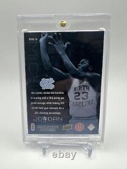 2011-12 Upper Deck Master Collection Shadowbox 10 Michael Jordan UNC Tar Heel