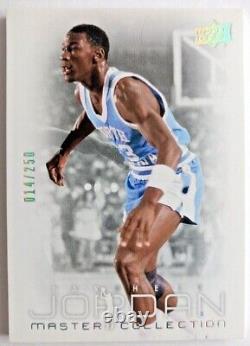 2011-12 Upper Deck Tar Heel Master Collection Michael Jordan #9, UNC #'d/250