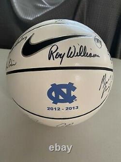 2012-13 NORTH CAROLINA TAR HEELS UNC Basketball Signed by Team Players & Coaches