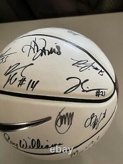 2012-13 NORTH CAROLINA TAR HEELS UNC Basketball Signed by Team Players & Coaches