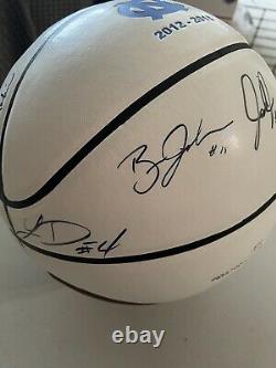 2012-13 NORTH CAROLINA TAR HEELS UNC Basketball Signed by Team Players & Coaches