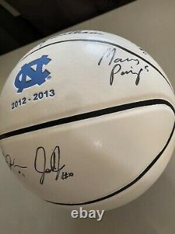 2012-13 NORTH CAROLINA TAR HEELS UNC Basketball Signed by Team Players & Coaches