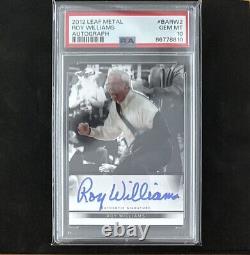 2012 Leaf Metal Roy Williams Autograph Auto PSA 10 UNC Tar Heels