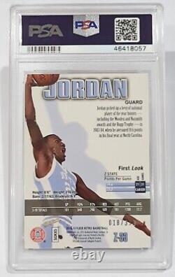 2013 Fleer Retro Michael Jordan Z-Force Rave #'d /399 PSA 9 MINT UNC Bulls RARE