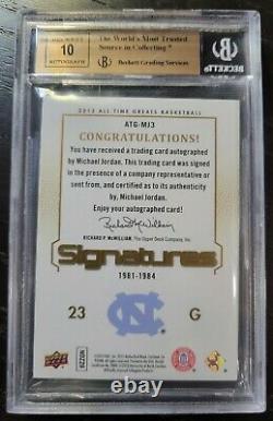 2013 Ud All Time Greats Sigs Michael Jordan Auto #d 43/45 Gem Mint 9.5/10 Unc