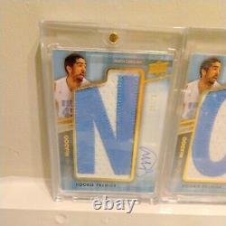 2014-15 UPPER DECK LETTERMEN RPA AUTO RC UNC NORTH CAROLINA SET McAdoo Tar Heels