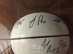 2014-2015 UNC North Carolina Tar Heels Team Signed Basketball