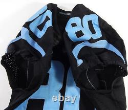 2014 North Carolina Tar Heels UNC #80 Game Used Black Jersey NP Rem 44 DP54773