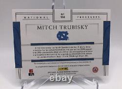 2017 National Treasures Mitch Trubisky 5/5 Rookie RC AUTO RPA SSP UNC BEARS