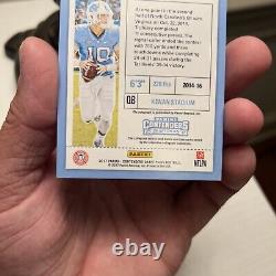 2017 Panini Contenders Mitch Trubisky Playoff Ticket Unc Rookie Auto /15