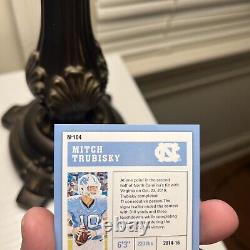 2017 Panini Contenders Mitch Trubisky Playoff Ticket Unc Rookie Auto /15