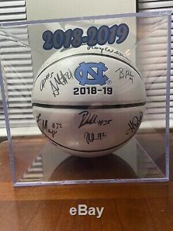 2018-2019 UNC North Carolina Tar Heels Team Signed Basketball