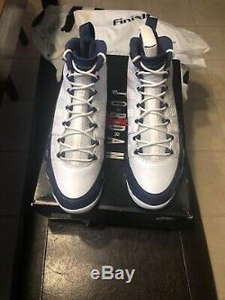 2019 Nike Air Jordan 9 Retro SZ 10 White Carolina Blue UNC Tarheels