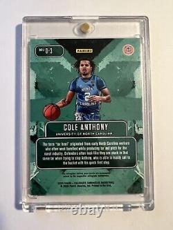 2020-21 Panini Prizm Draft Picks Downtown Cole Anthony RC UNC Tar Heels