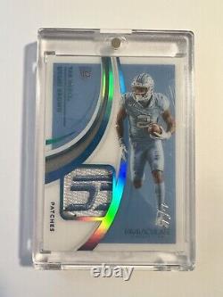 2021-22 Panini Immaculate Dyami Brown 1/1 ACC Patch UNC Tar Heels RC