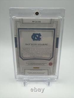 2021-22 Panini National Treasures Day'Ron Sharpe 1/1 ACC Patch UNC Tar Heels