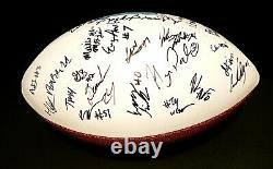 2021 NORTH CAROLINA TAR HEELS Team SIGNED Logo Football MACK BROWN UNC