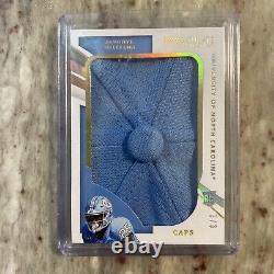 2021 Panini Immaculate Javonte Williams Caps Hat Patch 3/3 UNC Tar Heels RC