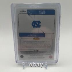 2021 Panini National Treasures Coby White Cole Anthony Patch /5 UNC Tar Heels