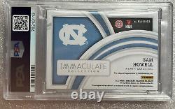 2022 Immaculate Collegiate PSA 10 Sam Howell- UNC Tar Heels Auto RC #3/5 Pop 1