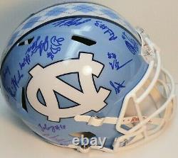 2022 NORTH CAROLINA UNC TAR HEELS Team SIGNED F/S Football Helmet