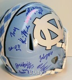 2022 NORTH CAROLINA UNC TAR HEELS Team SIGNED F/S Football Helmet