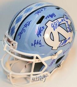 2022 NORTH CAROLINA UNC TAR HEELS Team SIGNED F/S Football Helmet