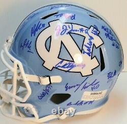 2022 NORTH CAROLINA UNC TAR HEELS Team SIGNED F/S Football Helmet