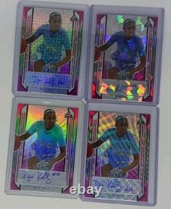 2022 leaf metal basketball auto deja kelly rc Card Lot UNC Tar Heels Oregon