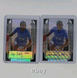 2022 leaf metal basketball auto deja kelly rc Card Lot UNC Tar Heels Oregon