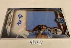 2023 Bowman U Best Drake Maye Relic Patch Auto UNC Tar Heels JRA-DM