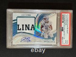 2023 Panini Immaculate Josh Downs Rookie 1/1 Patch Autograph UNC Tar Heels Colts