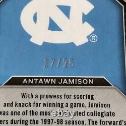 2023 Panini Prizm Draft Antawn Jamison Legacy Mojo Auto #25/25 UNC Tar Heels