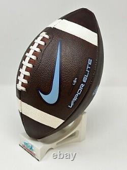 2023 UNC Tar Heels Game Issued Nike Vapor Elite NCAA Football