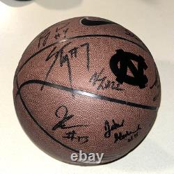 2025 UNC TAR HEELS TEAM signed autographed BASKETBALL NORTH CAROLINA RJ DAVIS