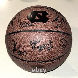 2025 UNC TAR HEELS TEAM signed autographed BASKETBALL NORTH CAROLINA RJ DAVIS