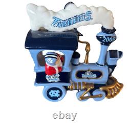 2 Danbury UNC Carolina Tar Heels Christmas Plane Train Ornament NCAA H02