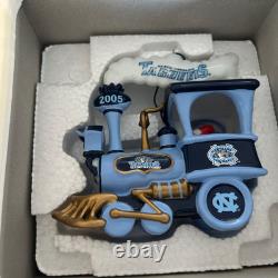 2 Danbury UNC Carolina Tar Heels Christmas Plane Train Ornament NCAA H02