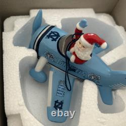 2 Danbury UNC Carolina Tar Heels Christmas Plane Train Ornament NCAA H02
