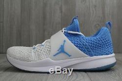 32 Nike Jordan Trainer 2 Flyknit North Carolina Tar Heels UNC 921210-106 Size 14