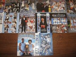 35 1985-2019 UNC North Carolina Tar Heels Basketball Media Guides Incredible Lot