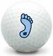 3 Dozen Nike Mix Mint Aaaaa (unc Tar Heels Foot Logo) Golf Balls