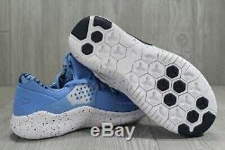45 Nike Free Trainer 8 UNC North Carolina Tarheels Shoes AR0407-400 8.5 10 10.5