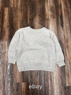 60s 70s UNC Carolina Tar Heels Old English Sweatshirt Size M